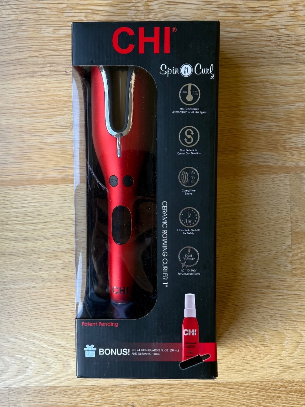 CHI 1-in. Spin n Curl Ceramic Rotating Hair Curler
